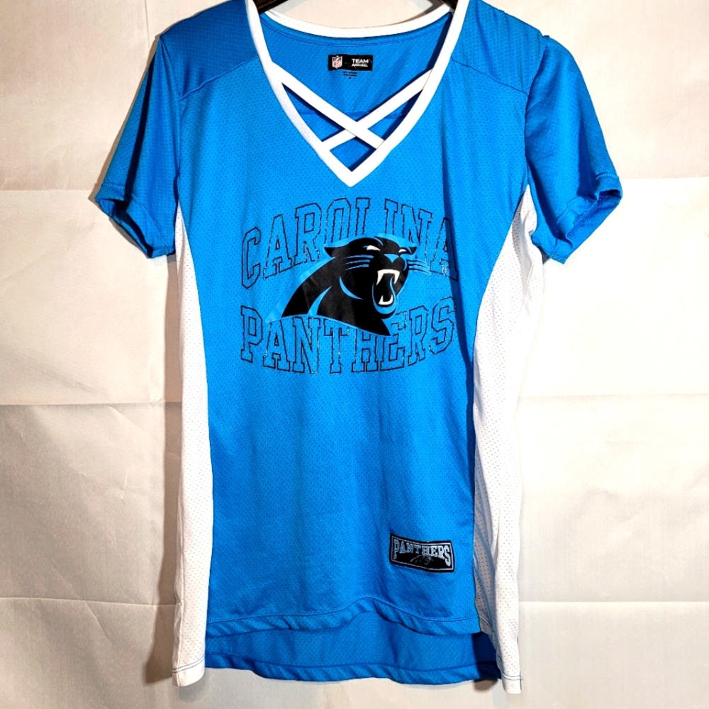 CAROLINA PANTHERS NFL Team Apparel Woman's Short Sleeve T-Shirt